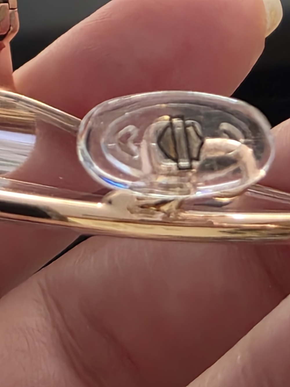 Harley-Davidson HD50076 073 Eyeglasses 56-15-140 Pink Gold RX Frames NEW - Picture 4 of 12